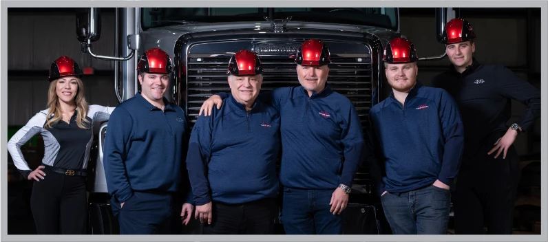 Crew of workers